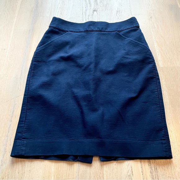 J.Crew Blue Pencil Skirt US2 - Picture 4 of 7